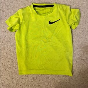 Nike Kids Neon Yellow Short Sleeve Tee